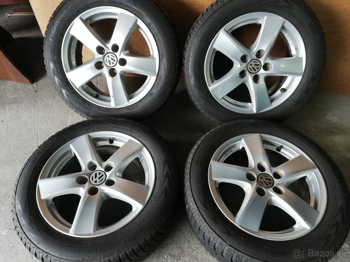 15" 5x100 kolesá na Škoda Rapid, Fabia zimné pneu 185/60 r15