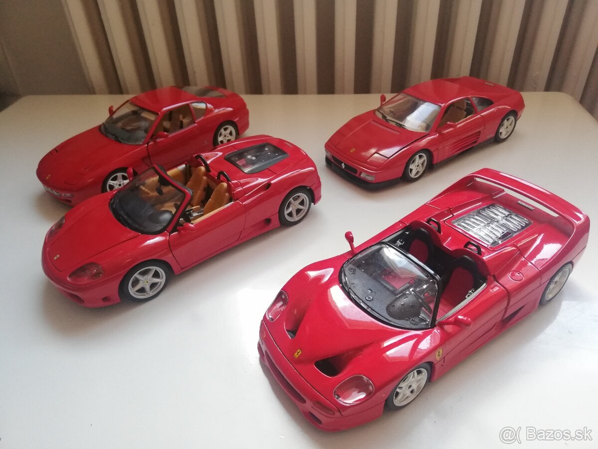 1:18 predam modely Ferrari od Bburago