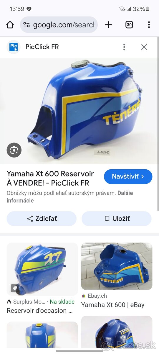 Nadrž yamaha xt 600 tenere