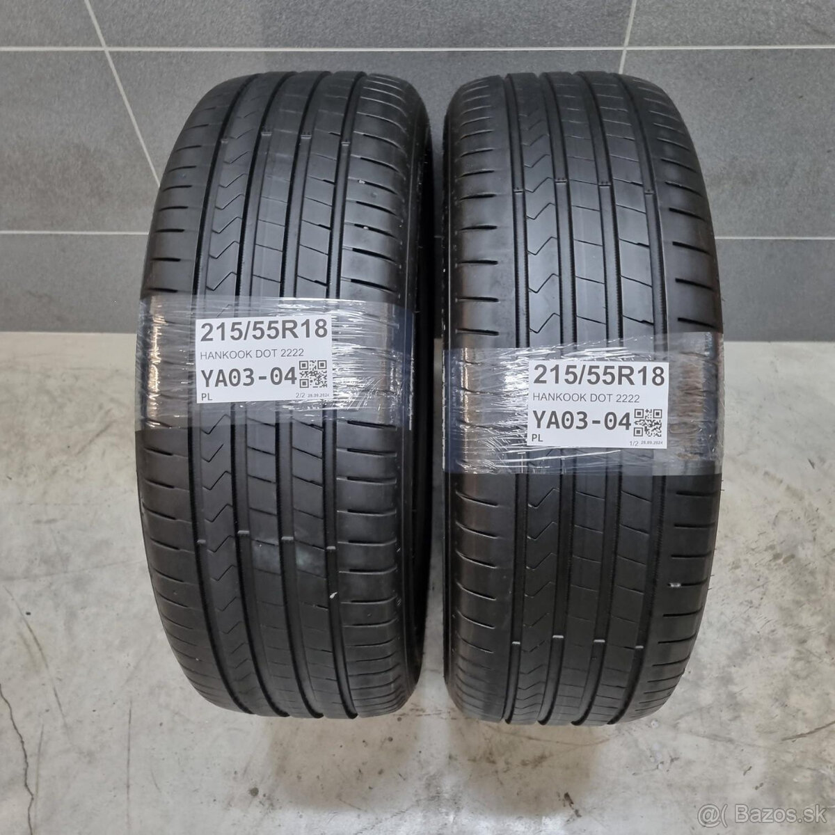 Letné pneumatiky 215/55 R18 HANKOOK DOT2222