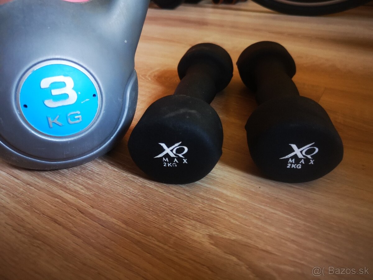 Jednoručky a kettlebell