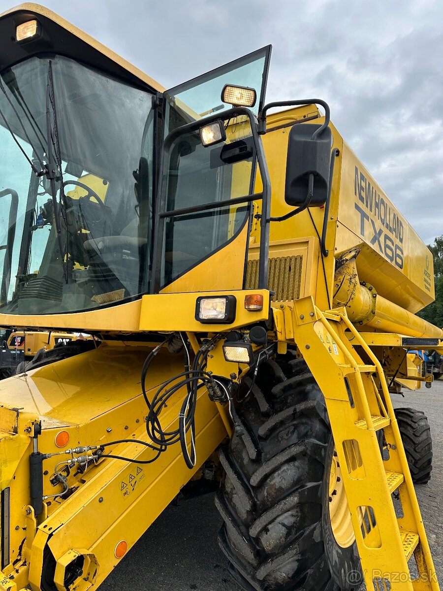 New Holland TX 66 + predval na řepku Biso