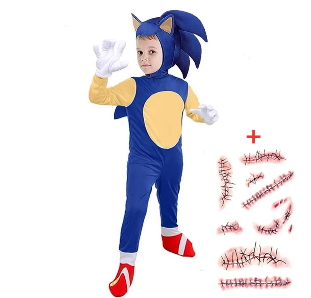 Ježko Sonic karnevalový kostým