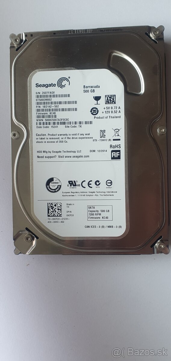 Seagate Barracuda 500GB