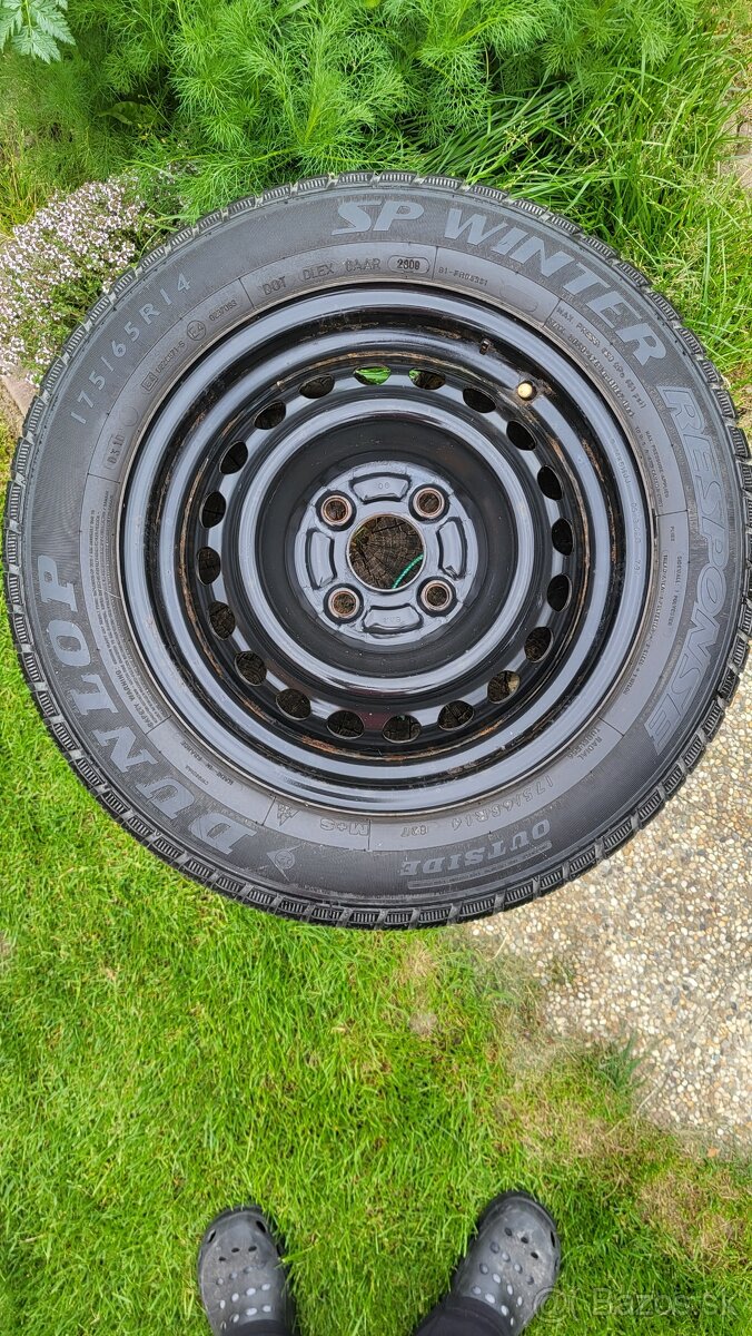 4 ks disky 14x5 1/2 JJ, 4x70, s pneu 175/65 R14