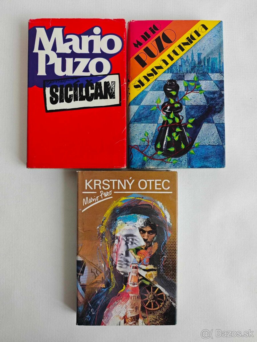 3x Mario Puzo - Krstný otec + Sicílčan + Šťastná sedmička