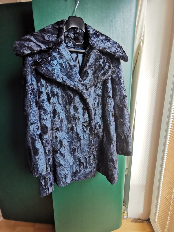 Umelý kožuch metalický odlesk S, faux fur