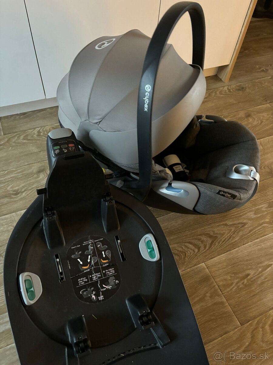 Cybex Cloud Z i-size + isofix základňa + Adaptéry Bugaboo