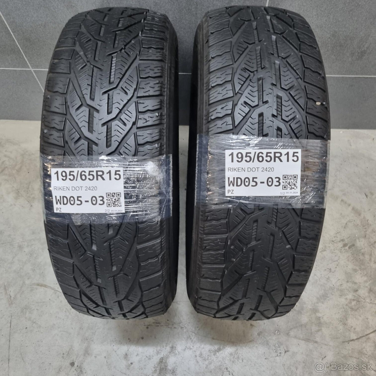 Zimné pneumatiky 195/65 R15 RIKEN DOT2420