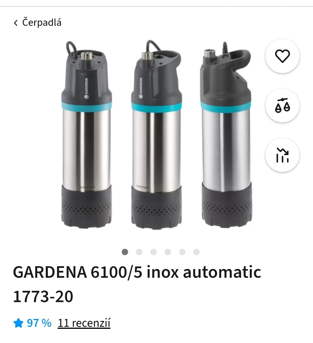 Gardena 6100/5 inox automatic