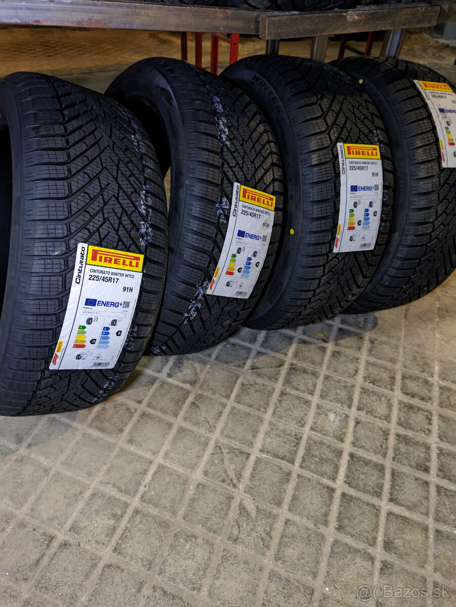 Zimné nové pneumatiky 225/45 R17 Pirelli