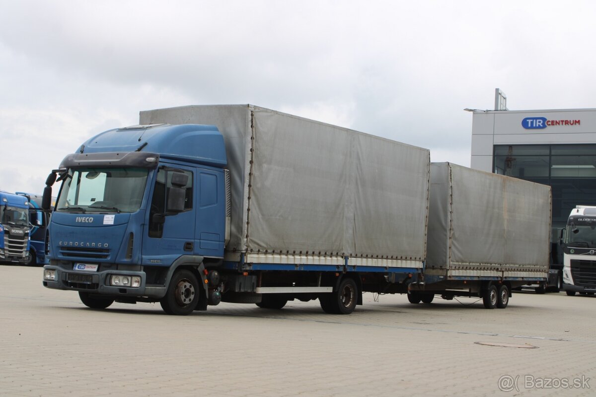 Iveco EUROCARGO 75E18, EURO 4 + PŘÍVĚS AGADOS