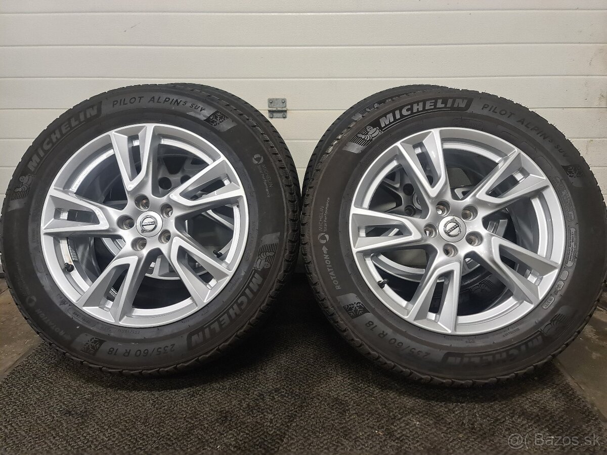 5X108 R18 VOLVO+ZIMNE PNEU 235/60 R18 MICHELIN