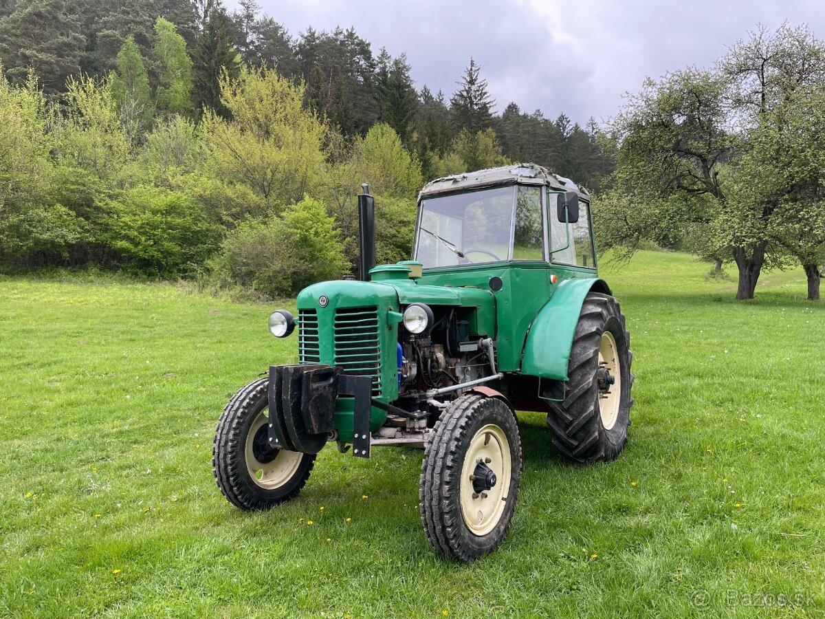 Zetor Super 50 s navijakom Krpan 4SI