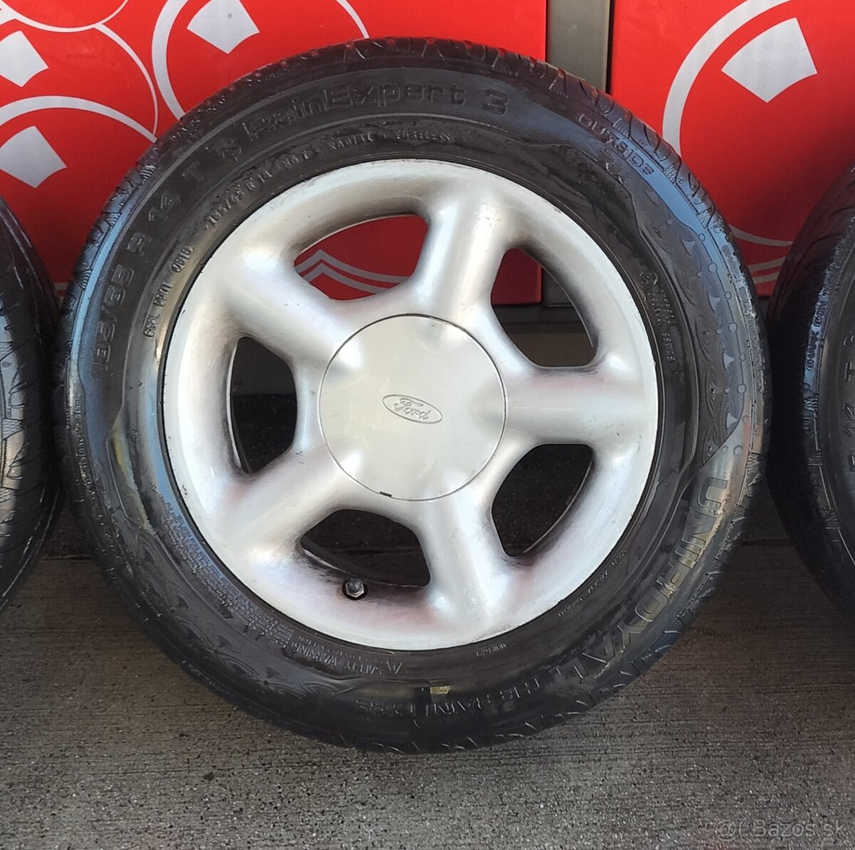 Alu 4x108 Ford Fiesta Focus KA Fusion Mazda Pneu 185/65R14