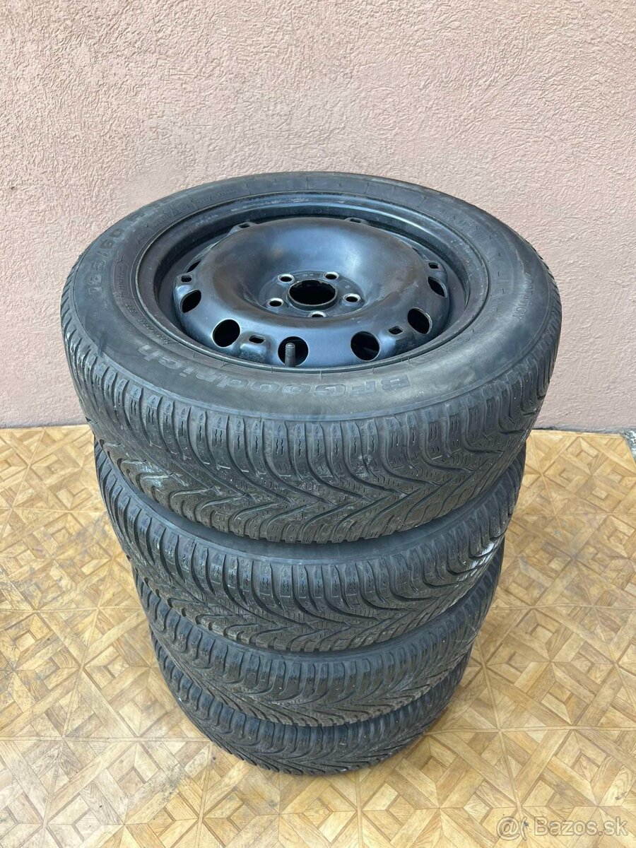 5x100 R15 + 185/60 zimné BFGoodrich 6mm