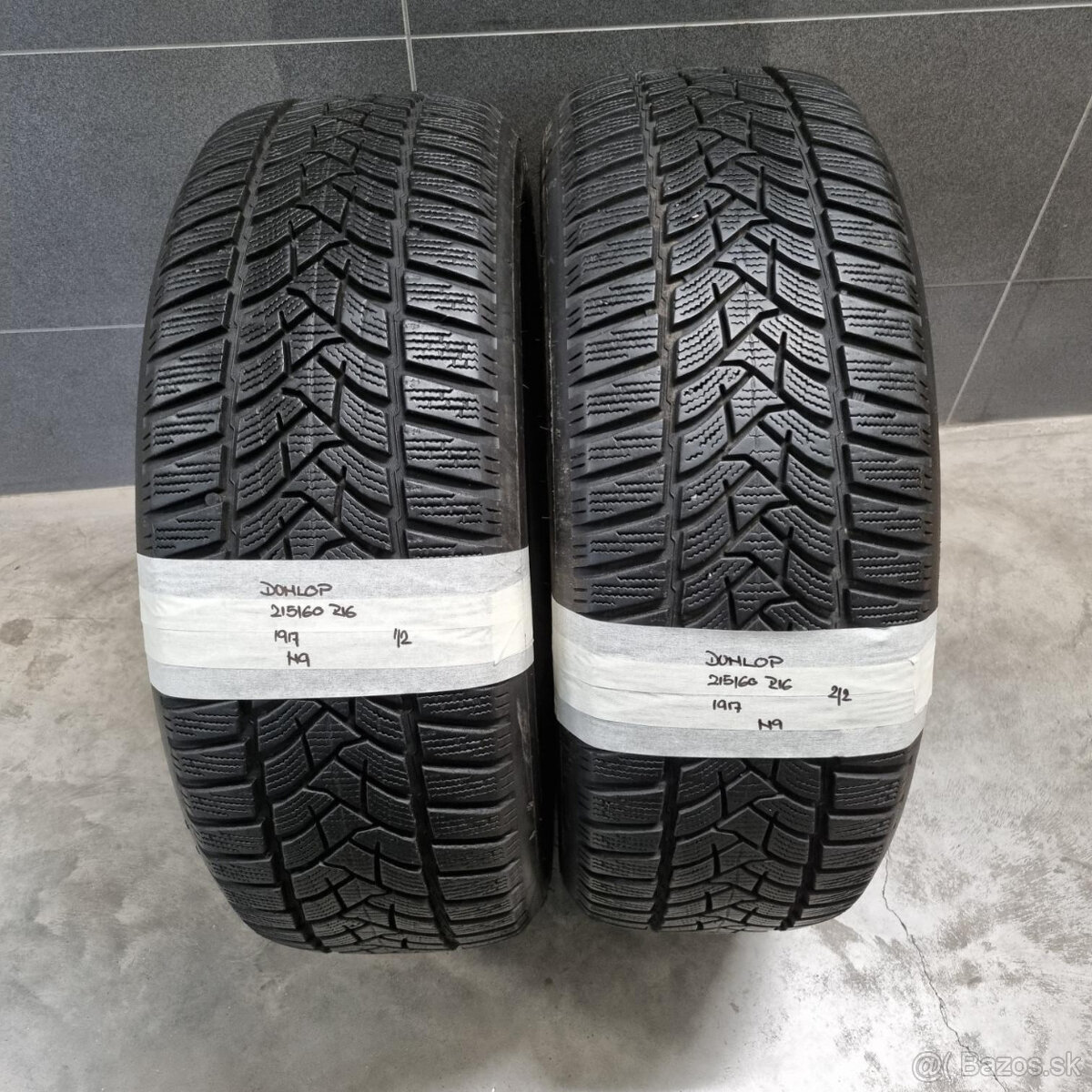 Zimné pneumatiky 215/60 R16 DUNLOP DOT1917