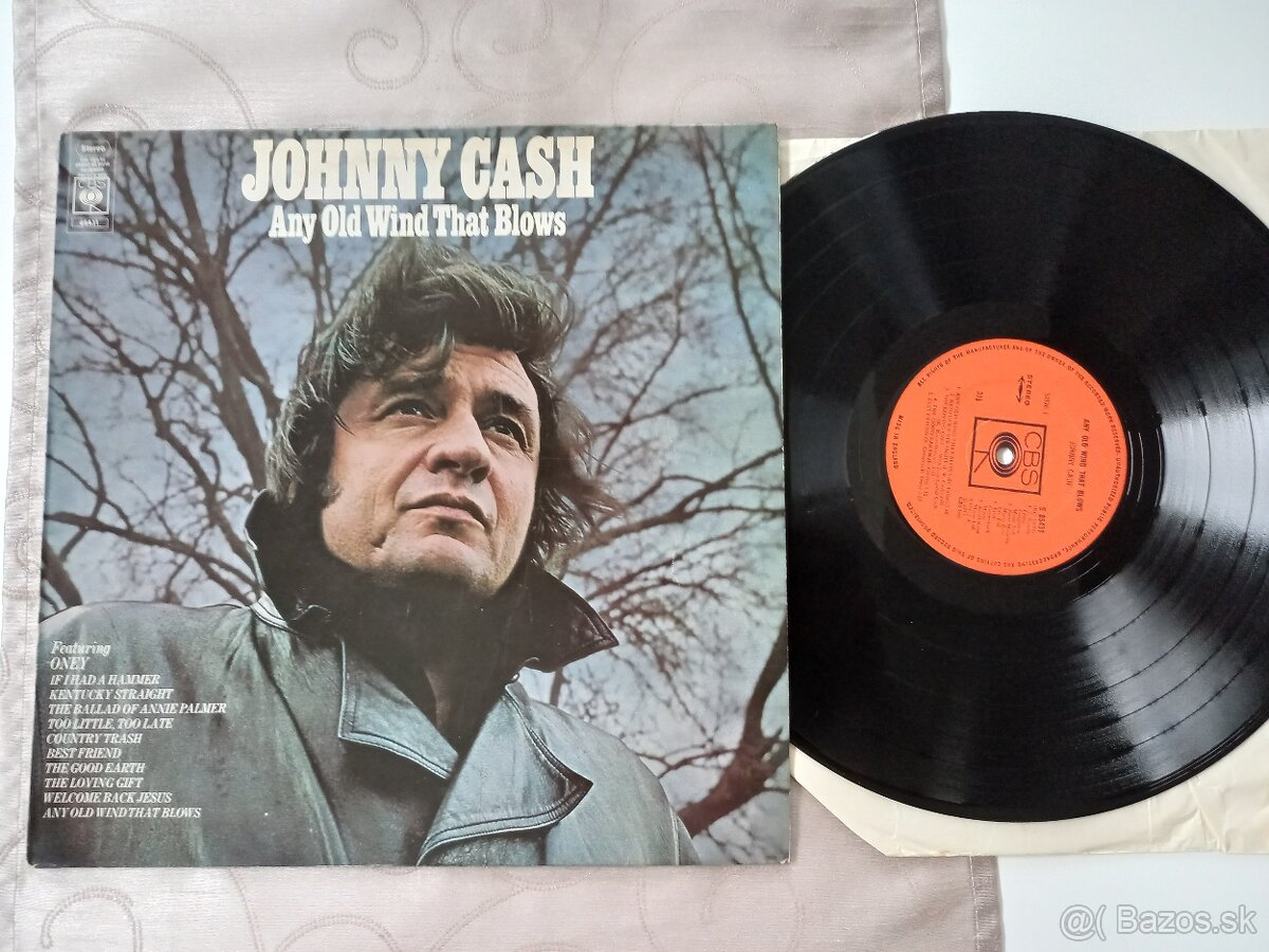 Johnny CASH “Any Old Wind That Blows” /CBS 1973/top stav ,,o