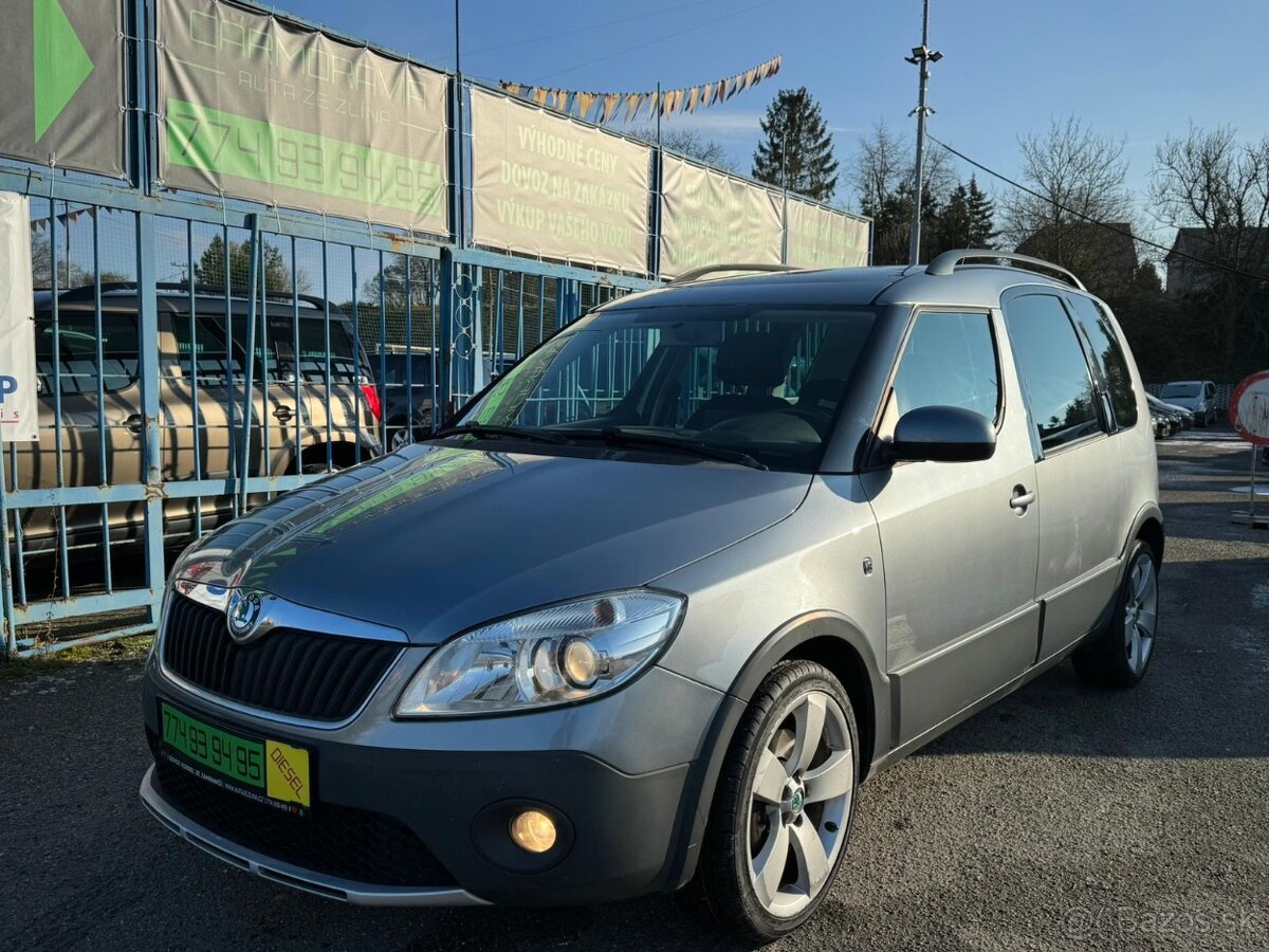 ►►ŠKODA ROOMSTER 1,6 TDI CR -TOP STAV, PANOR. STŘECHA◄◄