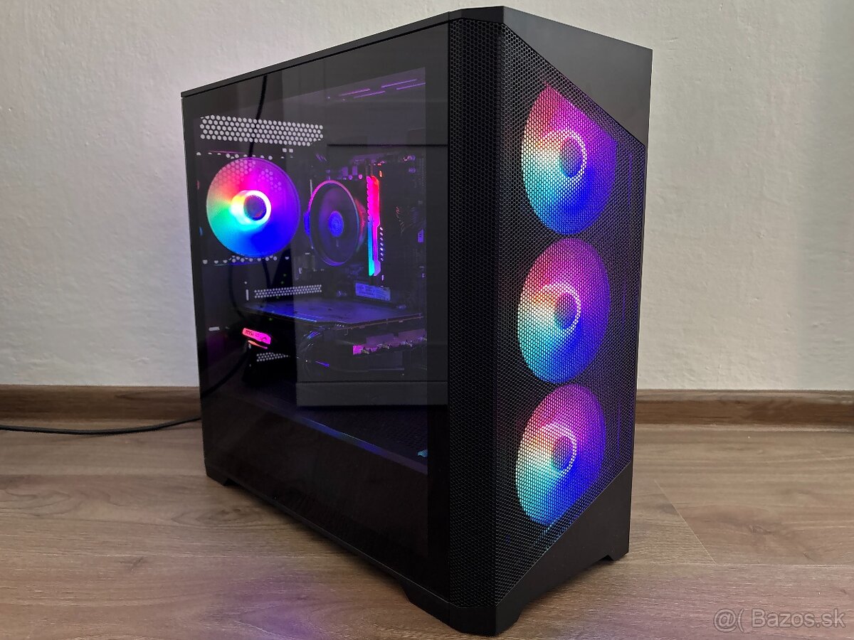 PREDÁM HERNÝ PC - R5 5600, RTX 2060S 8GB, 16GB DDR4, SSD,HDD