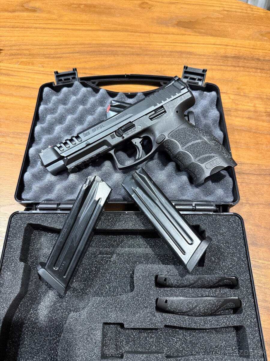 pistol hk sfp9 l pb  (hk , glock, cz, hs, walter)