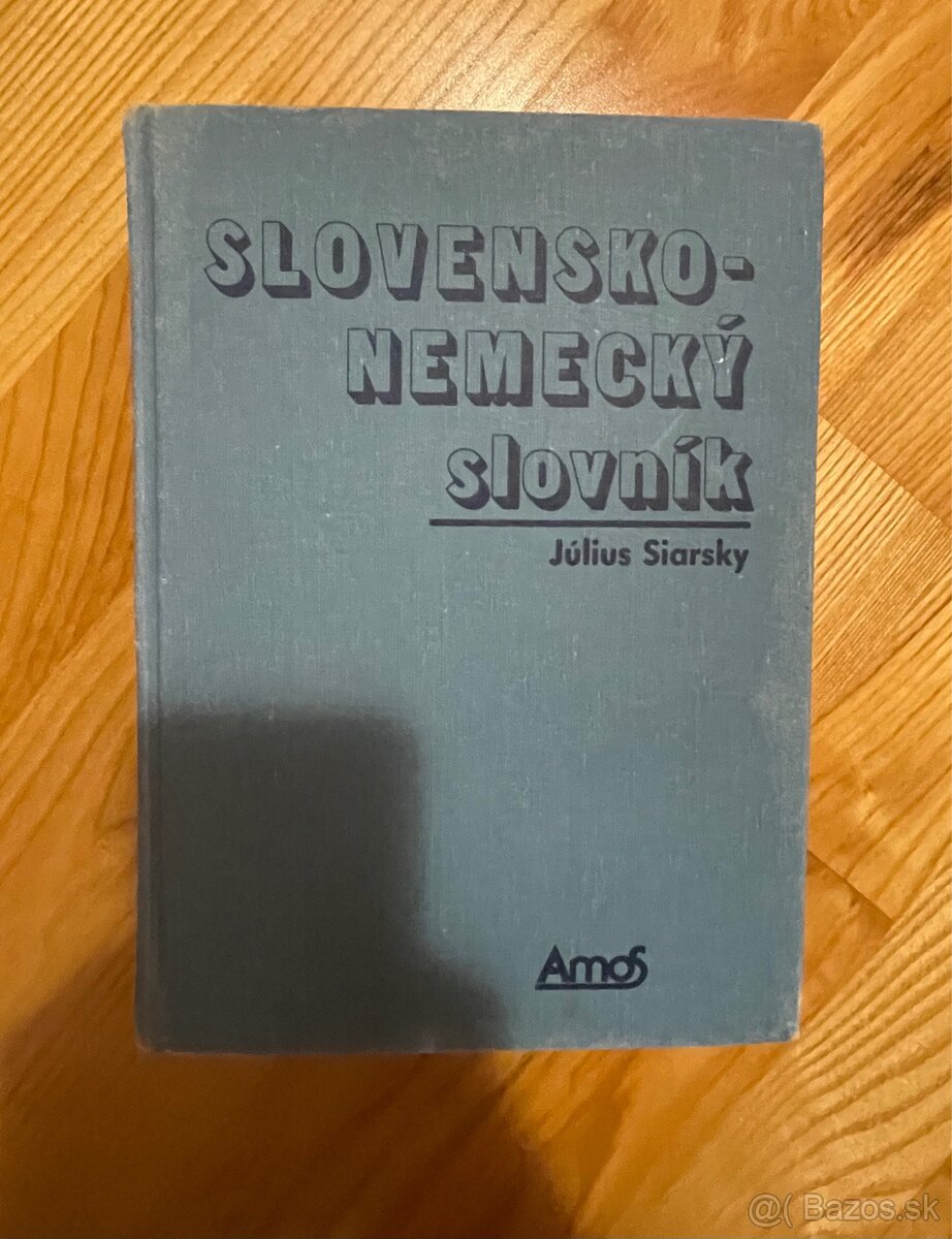 Slovensko-nemecký slovník, Július Sliarsky