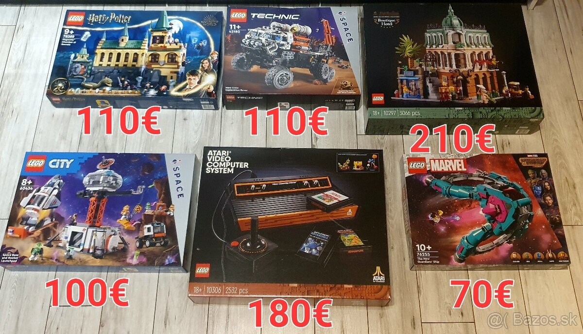 LEGO Technic, Harry Potter, City, Icons, Marvel