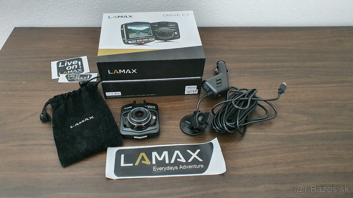 FullHD autokamera Lamax Drive C7 + GPS modul