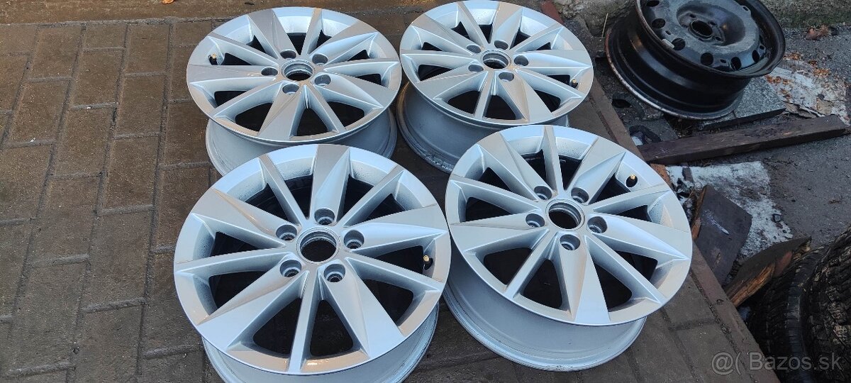 5x112 R15 Volkswagen originálne elektróny - sada