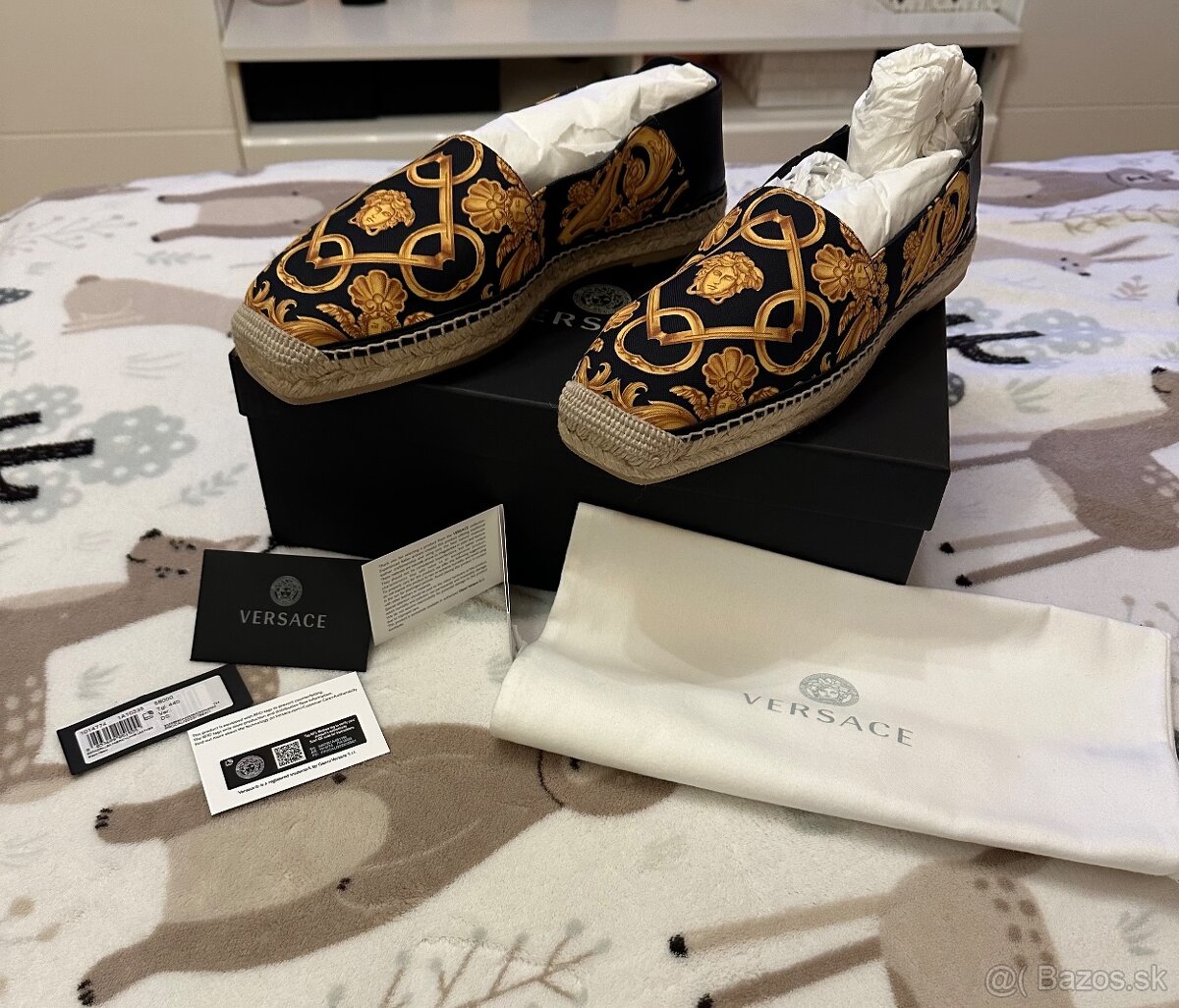 Predám pánske espadrilky Versace (44)