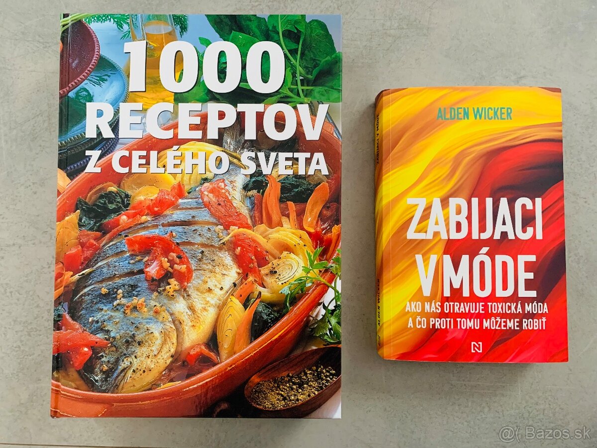 Knihy na predaj,ZABIJACI V MODE,1000 receptov z celého sveta