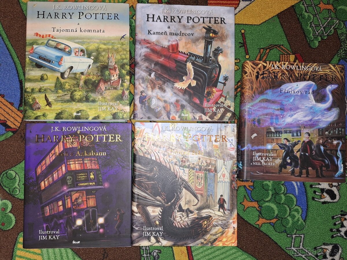 Harry Potter 1-5 ilustrovaná verzia