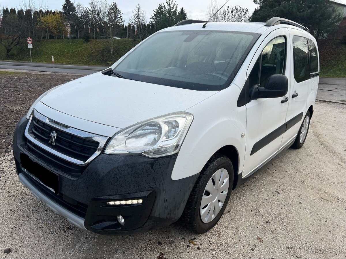 Peugeot Partner Tepee 1.6 VTi 88kw Outdoor / 2017  / Ťažné