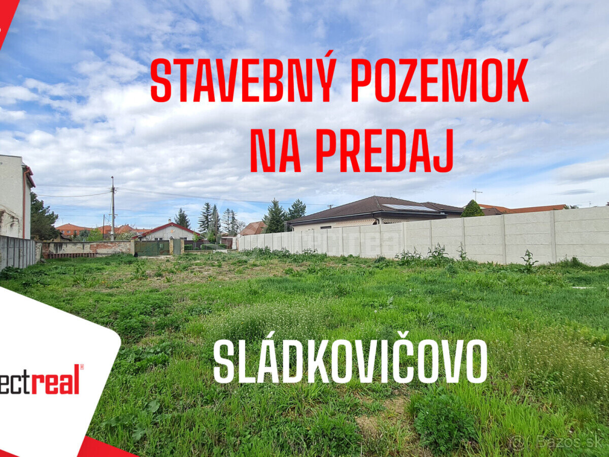 Exkluzívna ponuka Pozemok priamo v centre mesta Sládko…