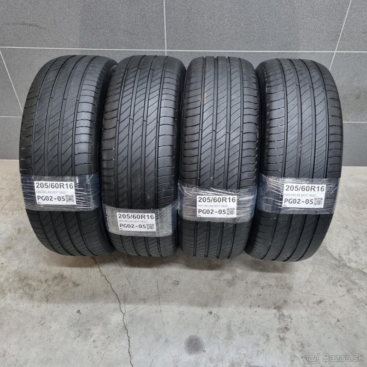 Letné pneumatiky 205/60 R16 MICHELIN DOT3822