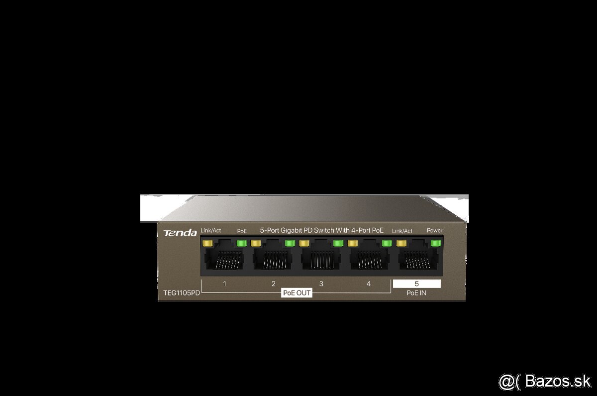 switch Tenda TEG1105PD Gigabit PoE PD