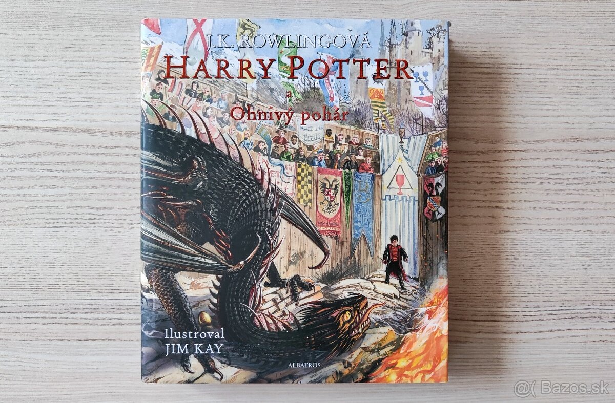 KNIHA HARRY POTTER A OHNIVÝ POHÁR - ILUSTROVANÉ VYDANIE