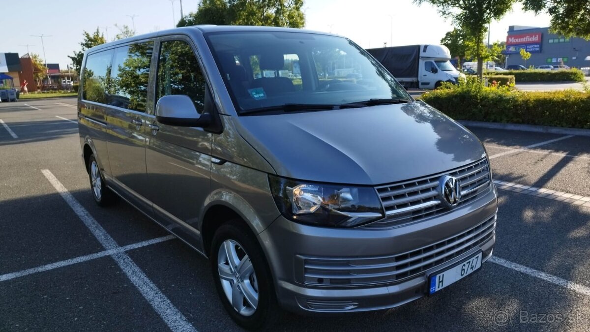 VW TRANSPORTER T6 2.0TDI 110KW LONG 9 MÍST R.V.2016