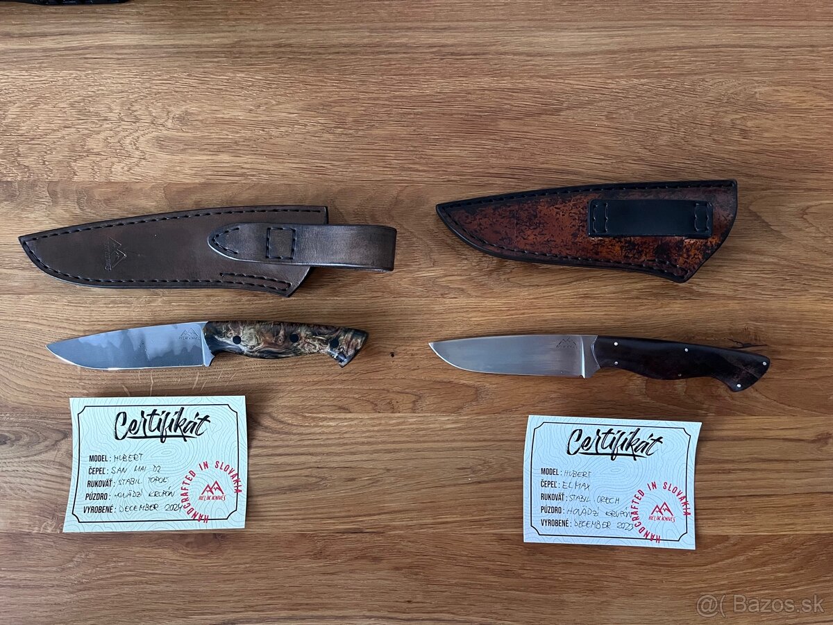 Predam lovecké ručne vyrábané nožiky Bielik Knives