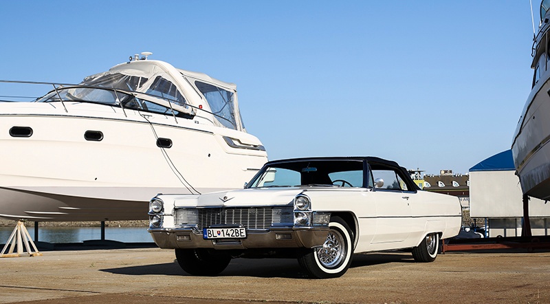 Svadobné auto a fotenie - Cadillac DeVille kabriolet (1965)