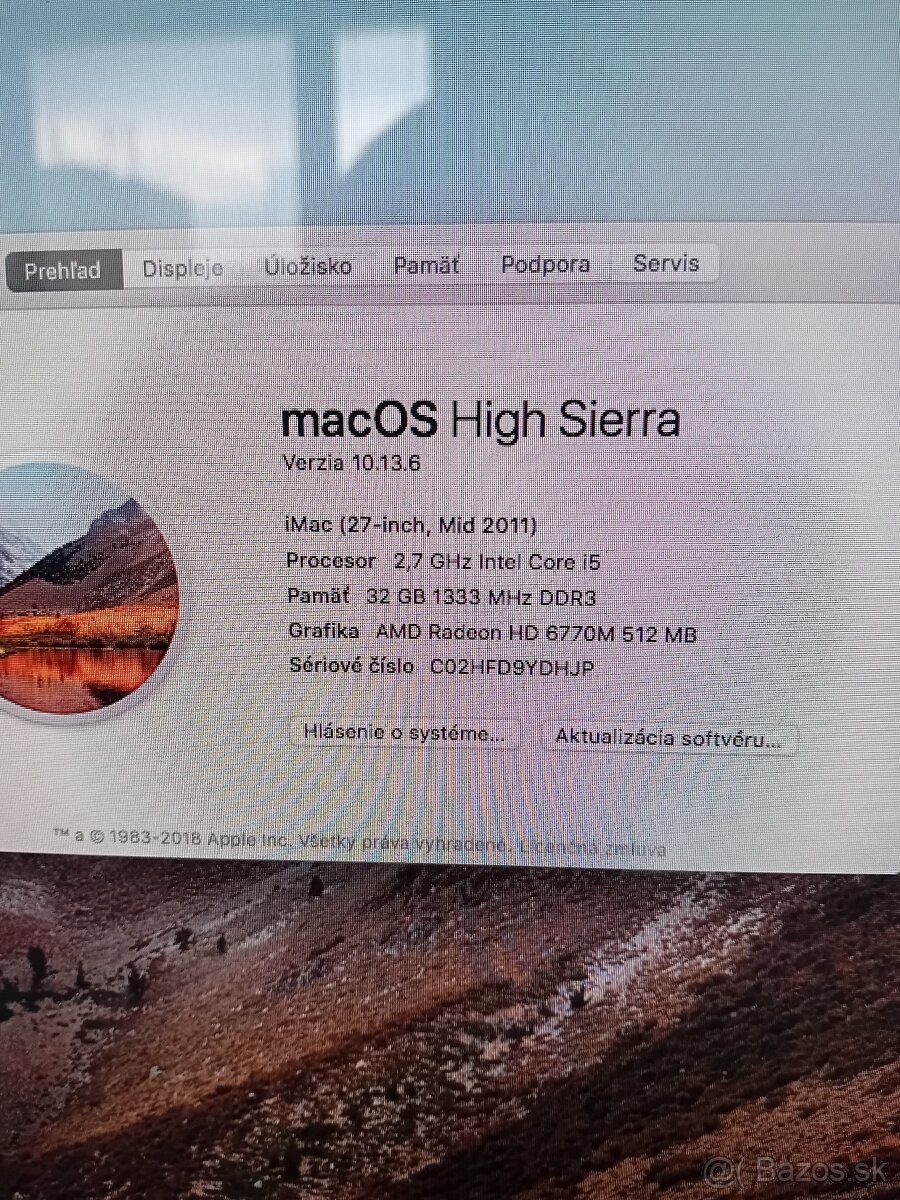 Predám IMAC 27palcov