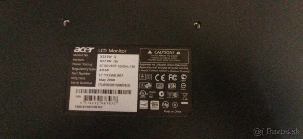 Acer x223w