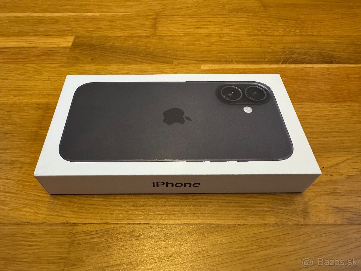 iPhone 16 512GB Black NEROZBALENÝ