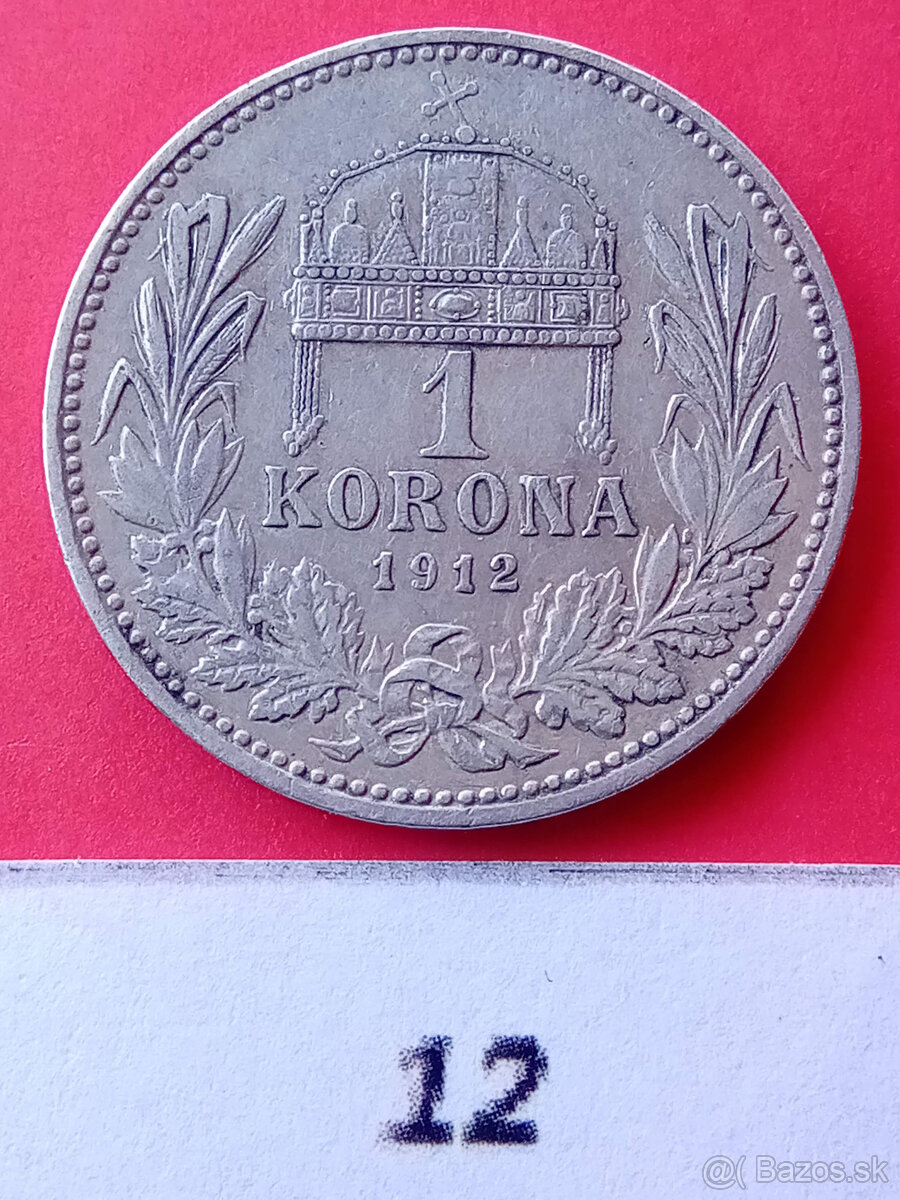 1Koruna strieborná Uhorská