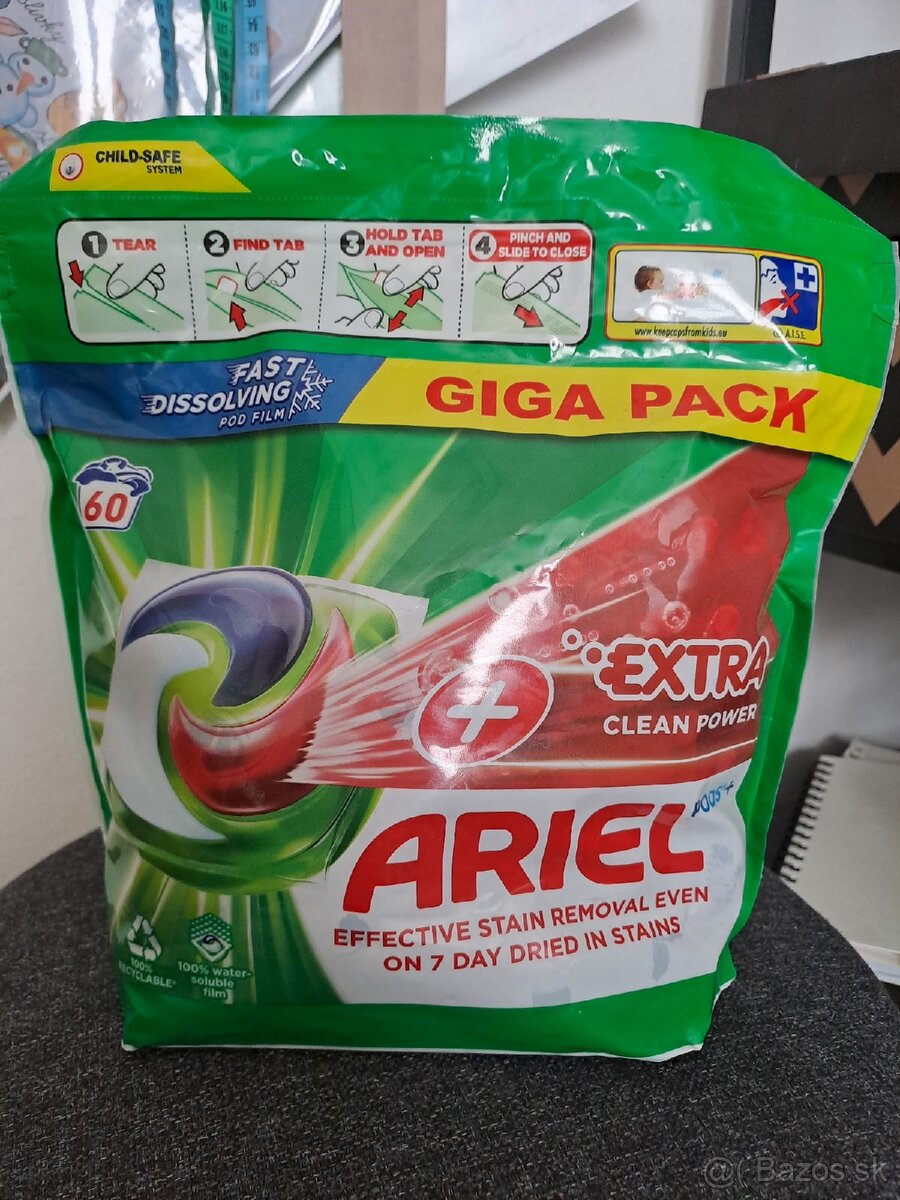 Pracie kapsule Ariel 60 Giga Pack