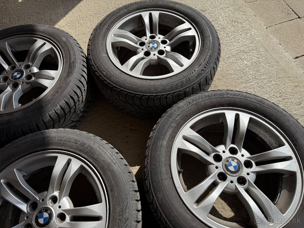 17" hliníkové disky z BMW X3, 5x120 rozteč, zimné 235/55 R1