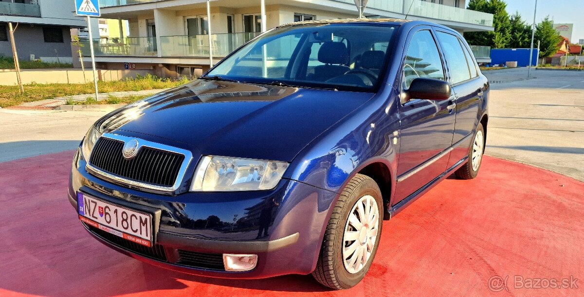 Škoda Fabia 1.4 Mpi 50kw Rok 2003 ORG Naj.163.000km