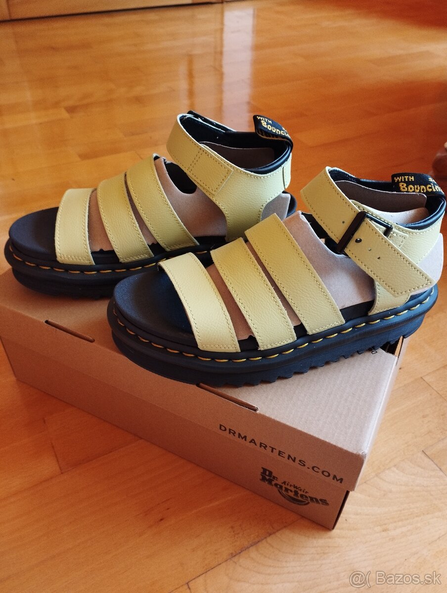 Kožene sandále Dr martens