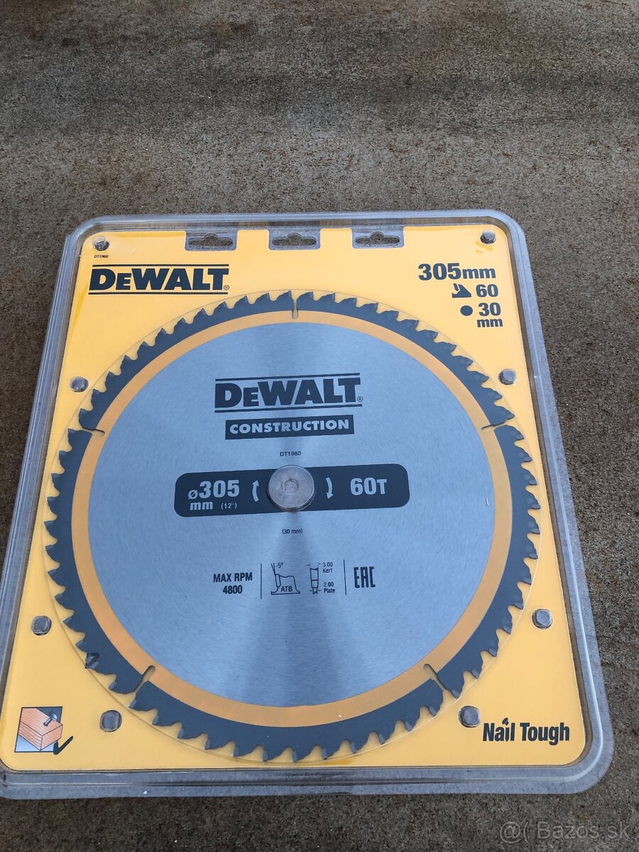 Pílový kotúč dewalt 305x30