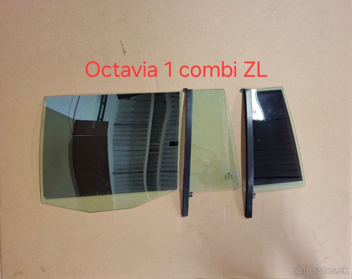 sklo dverí Octavia 1 combi ZL